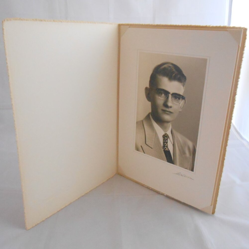 Vintage Photograph Of Young Man, Lee Bros., Circa 1950's/60's, Black And White